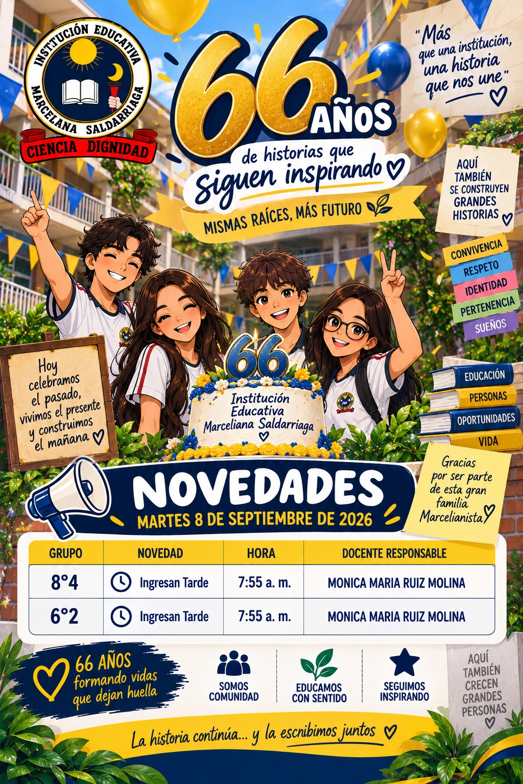 NOVEDADES 8 DE SEPTIEMBRE MARTES
